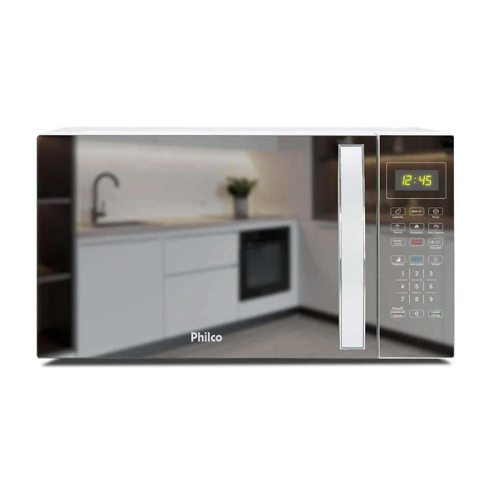 Micro-ondas de Bancada Philco PMO38E 33L 1400W Painel Digital Espelhado 110V