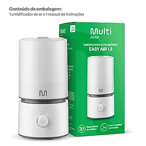 Umidificador de Ar Multilaser Easy Air HC290 Bivolt 1,8 L Ultrassônico Branco