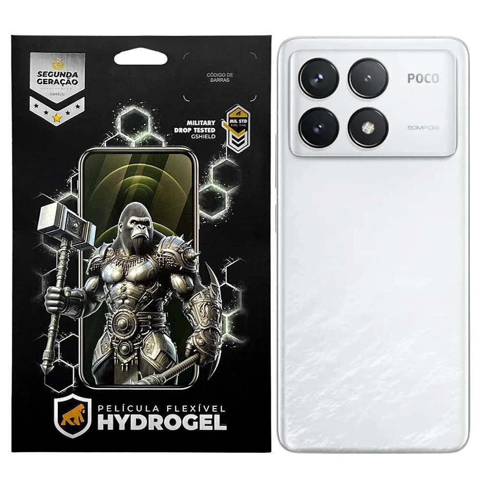 Película Para Xiaomi Poco F6 Pro - Traseira Hydrogel Hd - Gshield