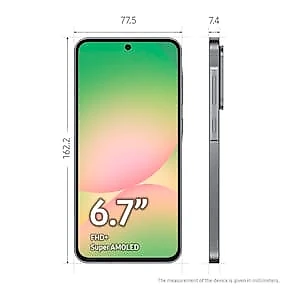 Celular Samsung Galaxy A56 Tela Super AMOLED 6.7" 128GB 5G 50MP Preto