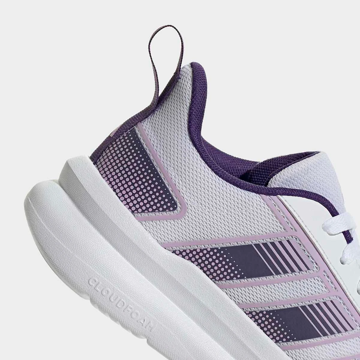 Tênis Infantil Adidas Tensaur Run Branco+Roxo - 33