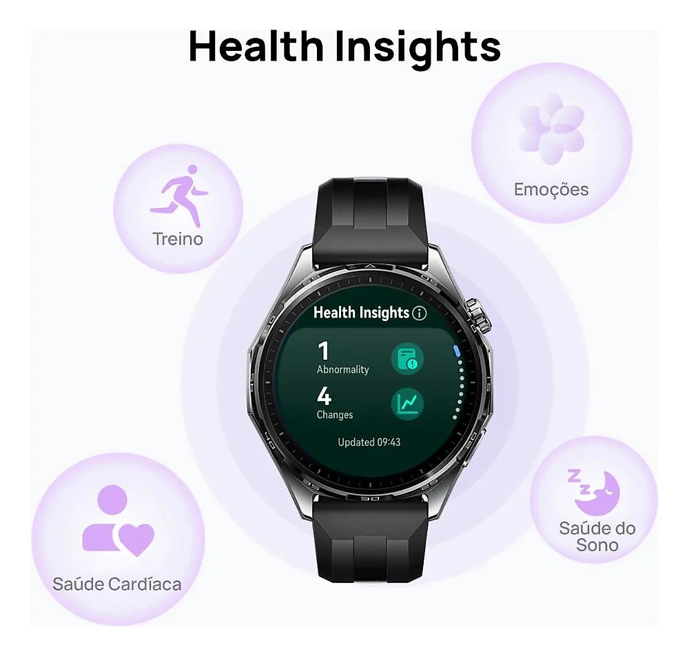 HUAWEI WATCH GT 6 Séries | Smartwatch Relogio | Potenciômetro de Ciclismo no Pulso | GPS Integrado