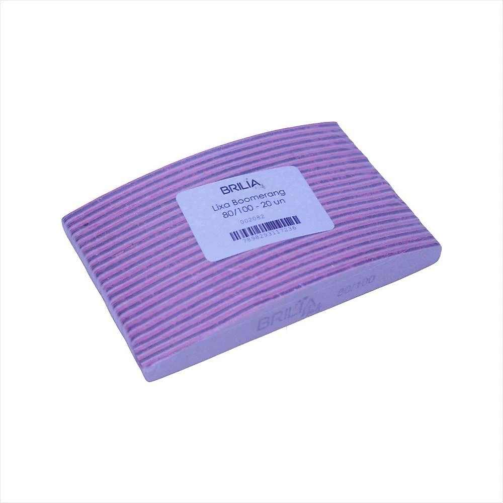 Brilia Nails Lixa Boomerang 80-100 Un|