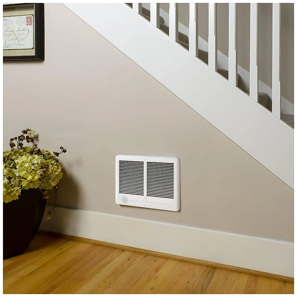 Aquecedor de Parede Duplo Cadet Com-Pak Twin CSTC302TW Branco 3000W 10236 BTU Termostato 41,8 m2 240V