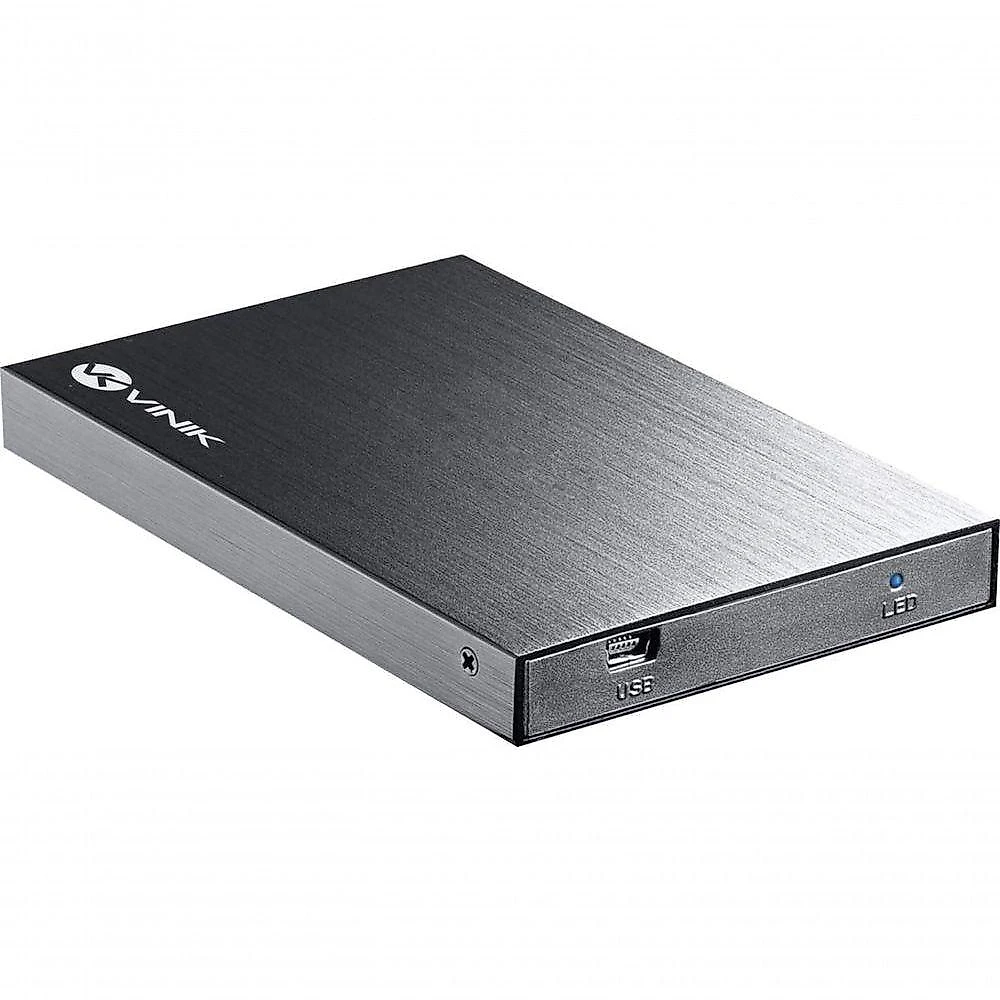 Case Externo para SSD 2.5" Chda-100 com Conexão SATA e USB 2.0 Preto Vinik
