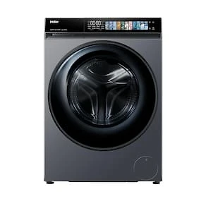 Lava e Seca Haier 12kg/7kg Inverter HWD120W Painel Digital Cinza