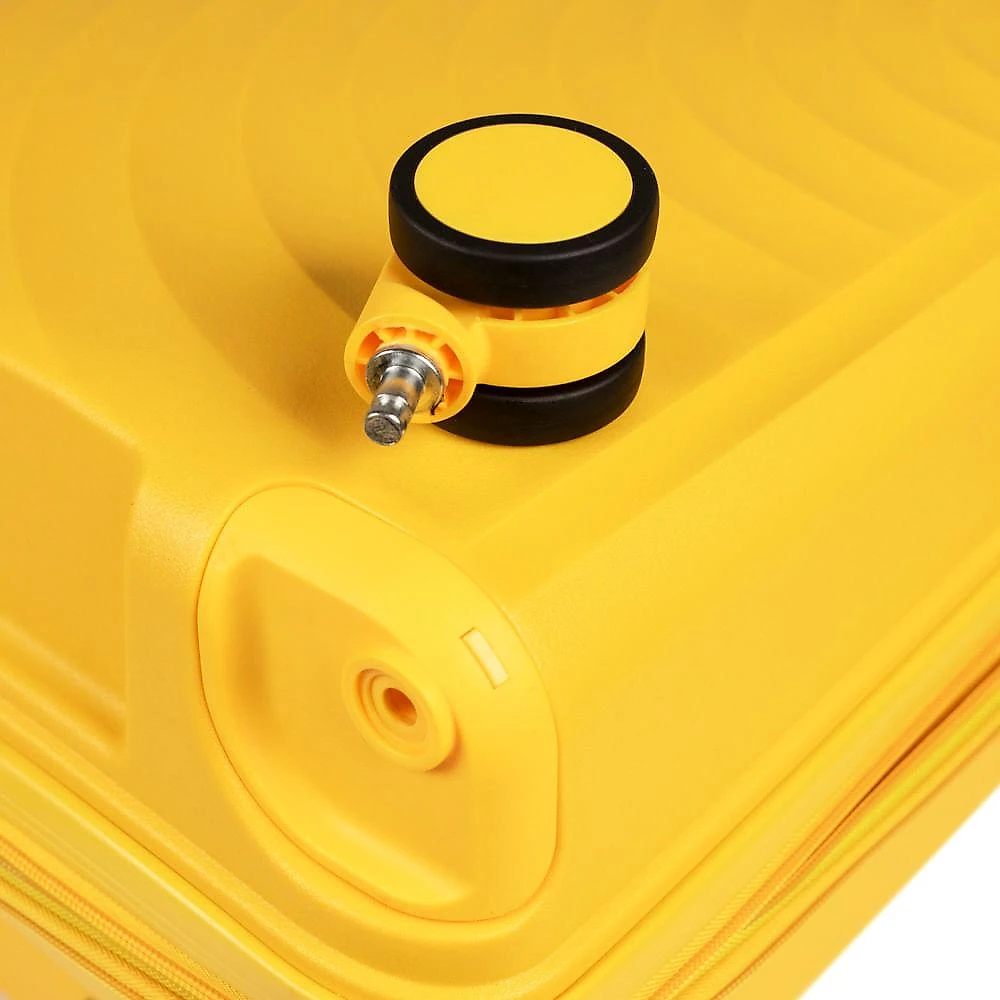 Mala Média 32kg Polipropileno 4 Rodas Cartagena Amarela Amarelo - G