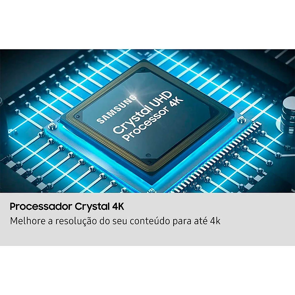 Samsung Smart TV 55 Polegadas Crystal UHD 4K U8600F 2025 Xbox Cloud Gaming AI Energy Mode Alexa Integrada Preto - Bivolt