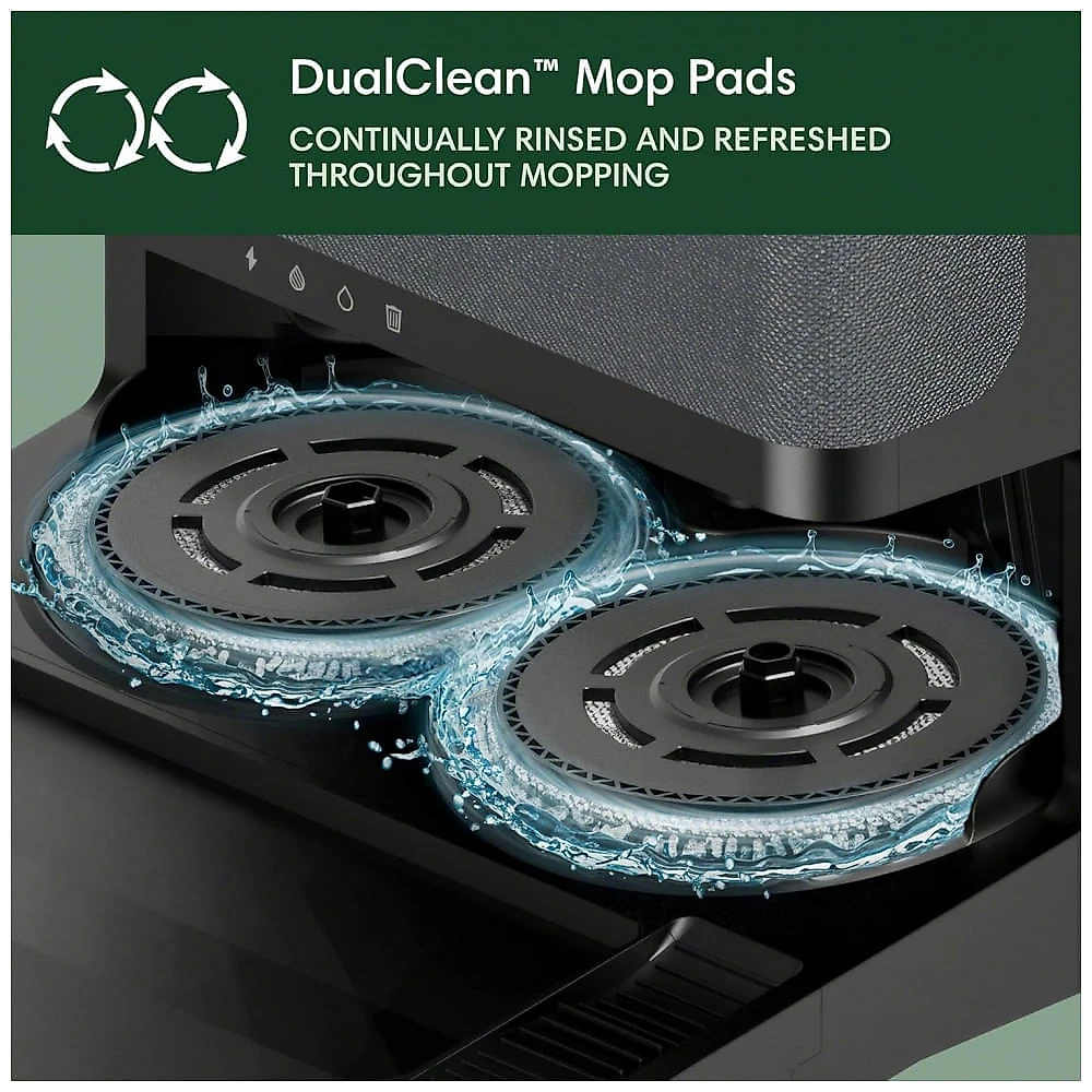 Robô Aspirador e Mop iRobot Roomba 505 Combo Preto com Base AutoWash LiDAR PrecisionVision AI 120V
