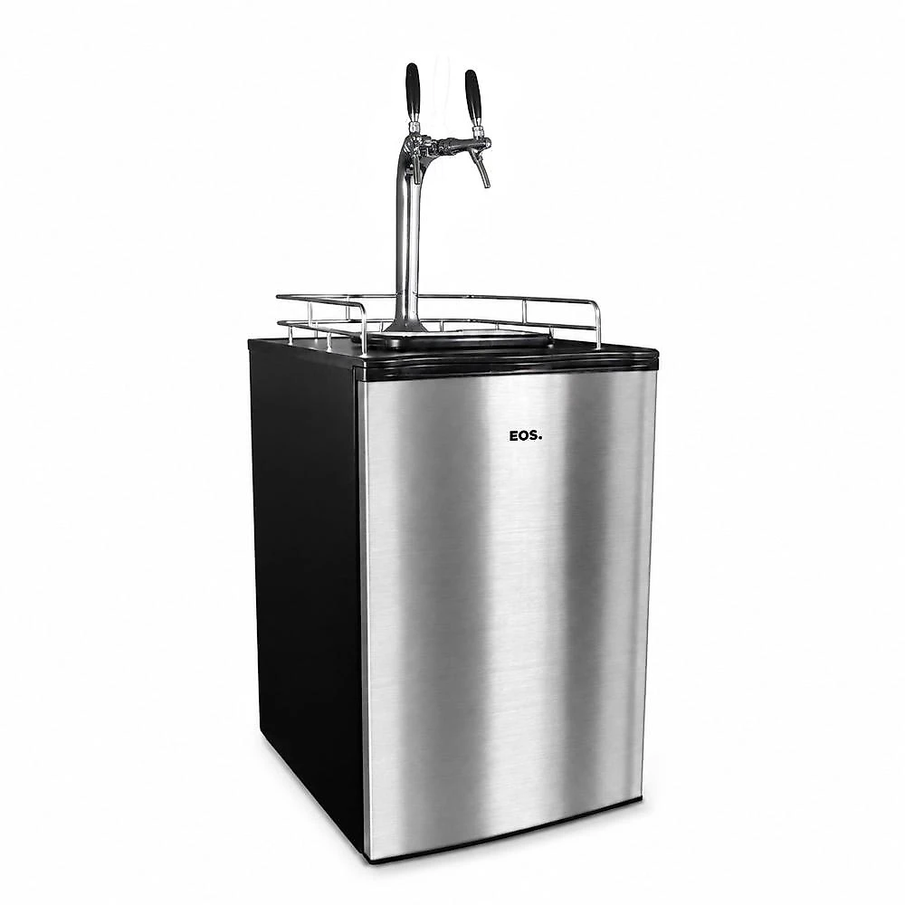 Chopeira e Cervejeira EOS Kegerator 172 Litros 2 Torneiras com Compressor Inox ECK220P 110V