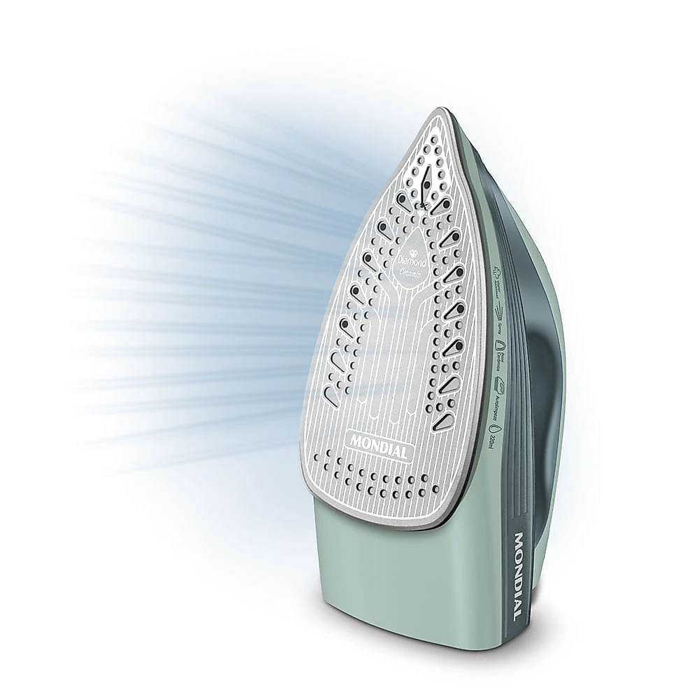 Ferro a Vapor Mondial Verde 1800W - FVN-02-G 127V