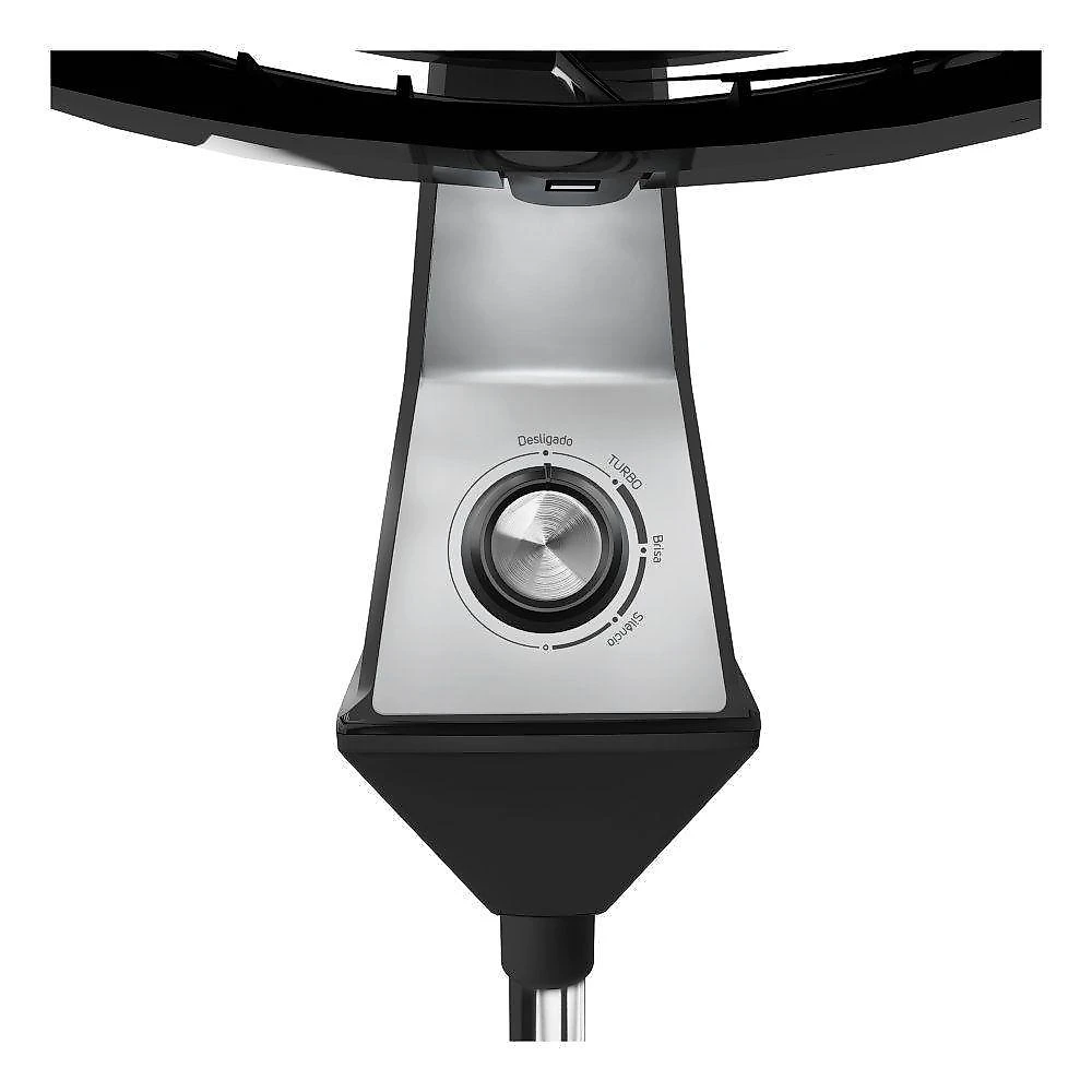Ventilador wap coluna flow turbo preto 127v 50cm 8 pas fw009220