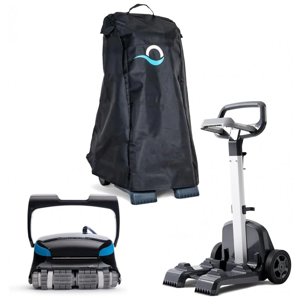 Robô Aspirador para Piscinas Dolphin Nautilus CC Supreme Wi-Fi, Preto, Escovação Ativa, Navegação Inteligente, Cesto de Filtro Duplo, Modelo 2025﻿