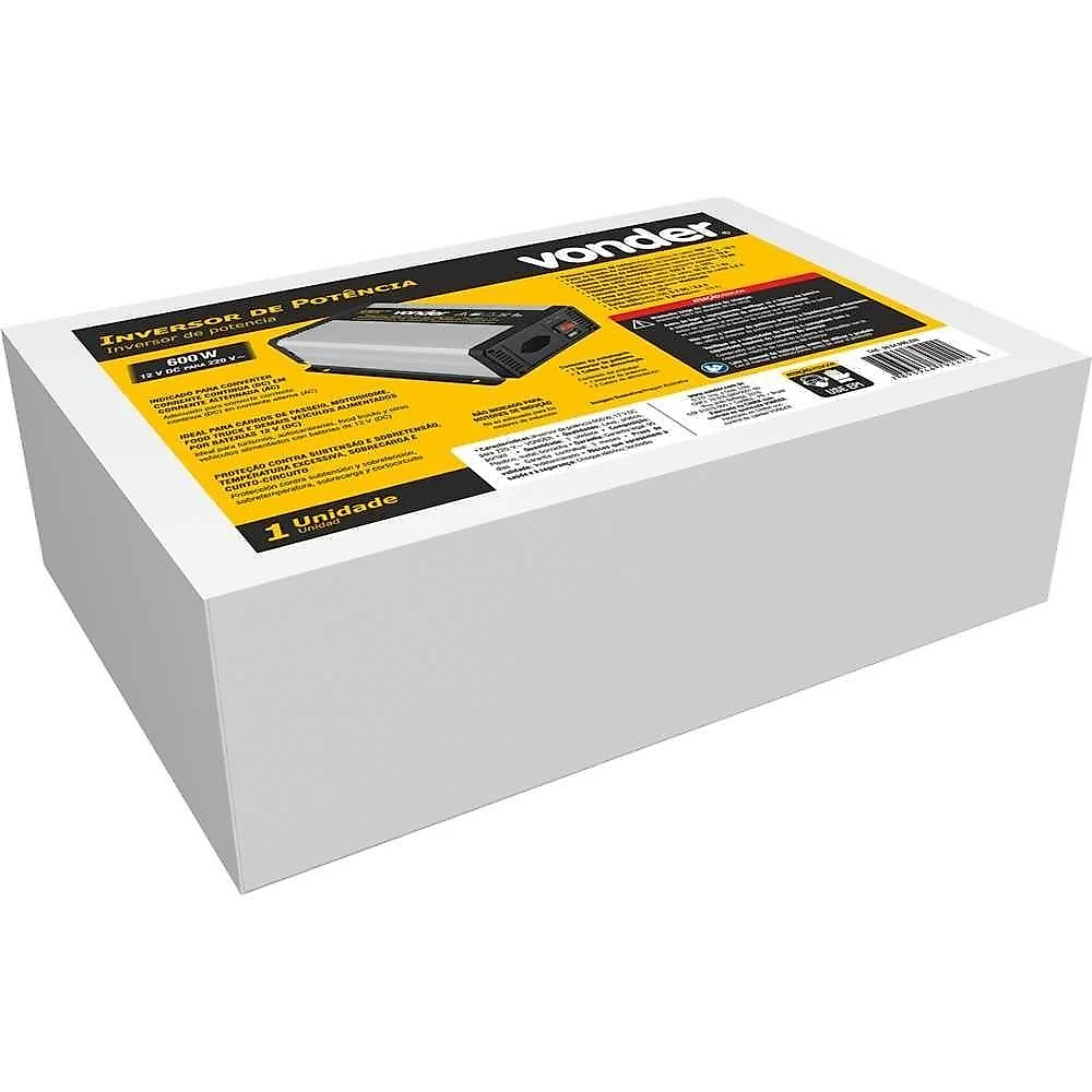 Inversor De Potencia 600W 12V Para Vonder 220V