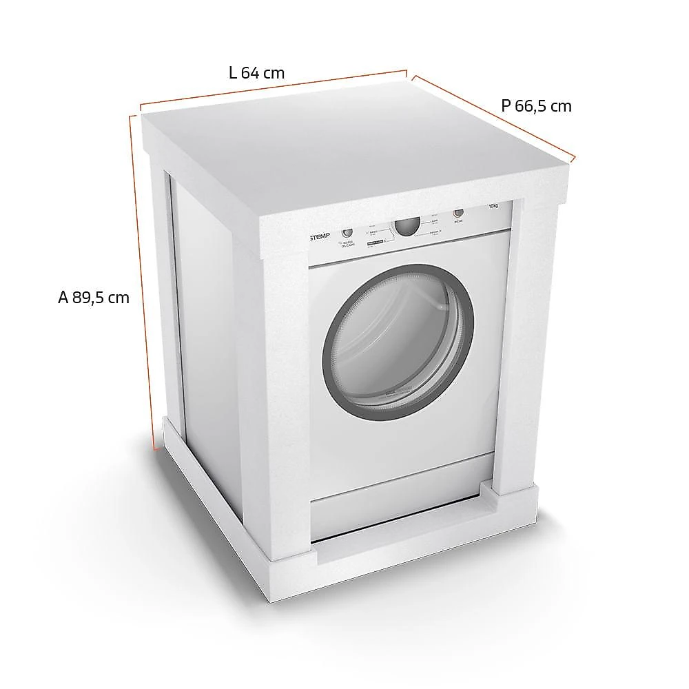 Secadora de Roupas Brastemp Piso 10Kg Branca BSR10BB 127V
