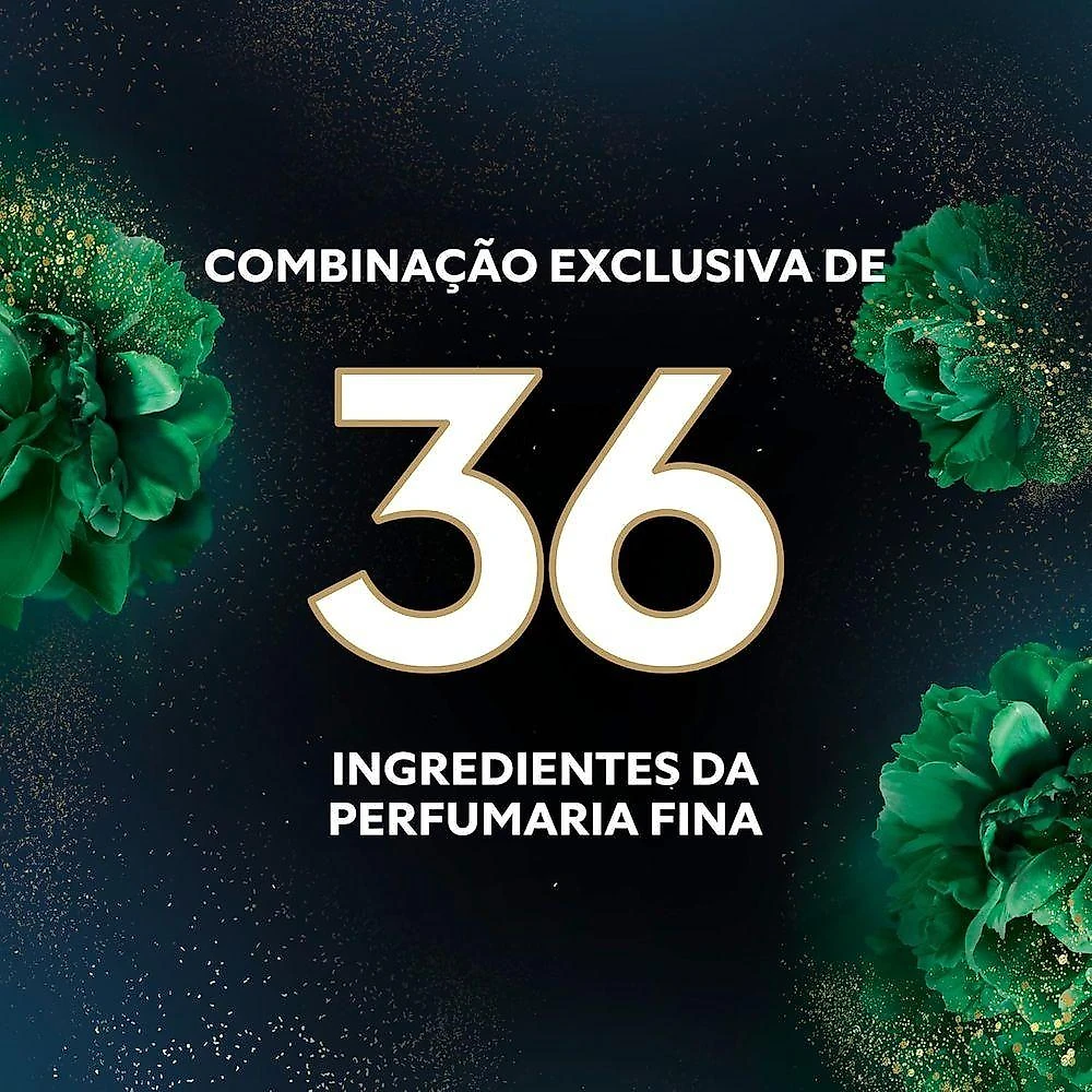 Amaciante de Roupas Concentrado Segredos 36 1L com Fragrância Sofisticada Comfort
