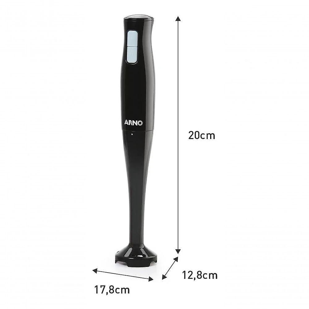 Mixer de Mão com Turbomix Duo Mx21 200W Preto para Receitas Práticas em 110V