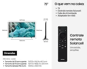 Smart TV Samsung 75” 4K QLED Ultra QN75Q7FAAGXZD Vision AI Xbox Cloud Gaming Controle por Gestos