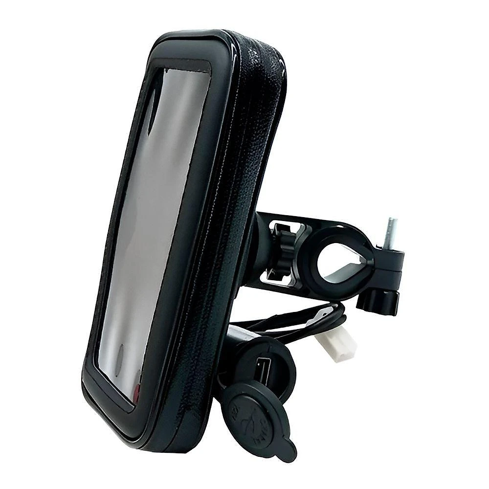 Suporte Capa Case Protetora Com Carregador Celular - Fixação Segura 360° Para Bicicleta E Moto