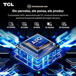 Smart TV TCL 50" 4K QD-Mini Led 50C6KS 60Hz com Sistema Operacional Google TV