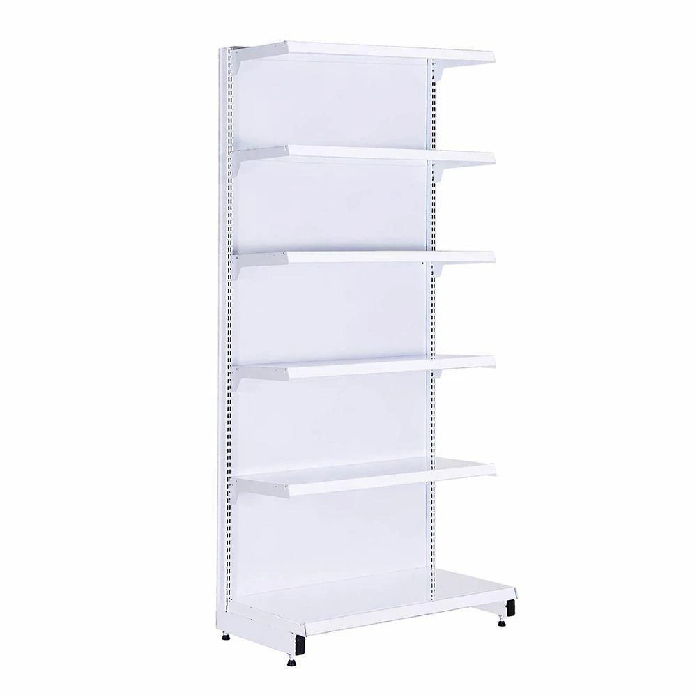 Gôndola Prateleira 6 Níveis 40x30 New Plus 2,00 Parede Inicial Pe Branco - Sa Gôndolas