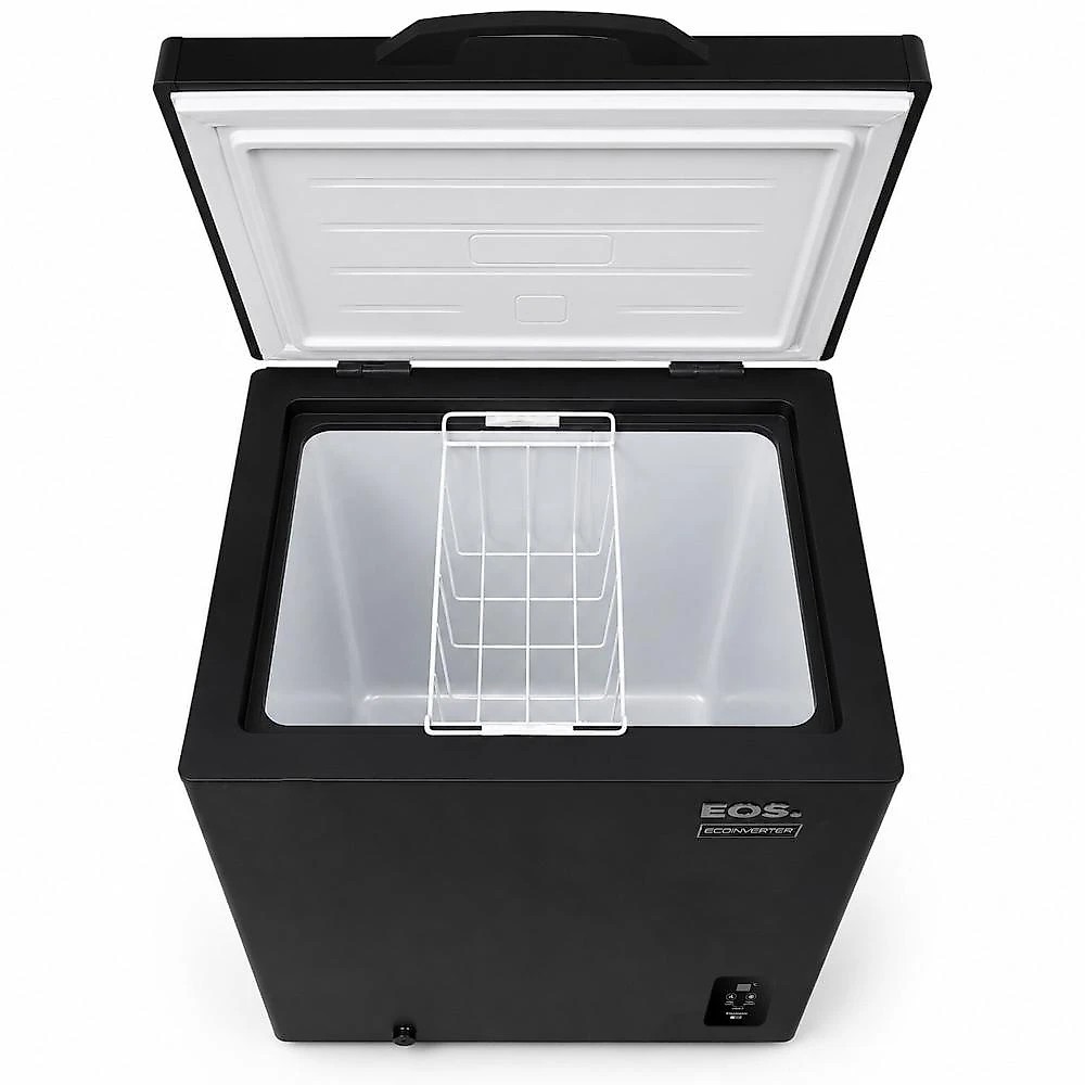 Freezer e Conservador Horizontal EOS 110 Litros Digital Tripla Ação Eco Inverter Preto EFH125IDXP Bivolt