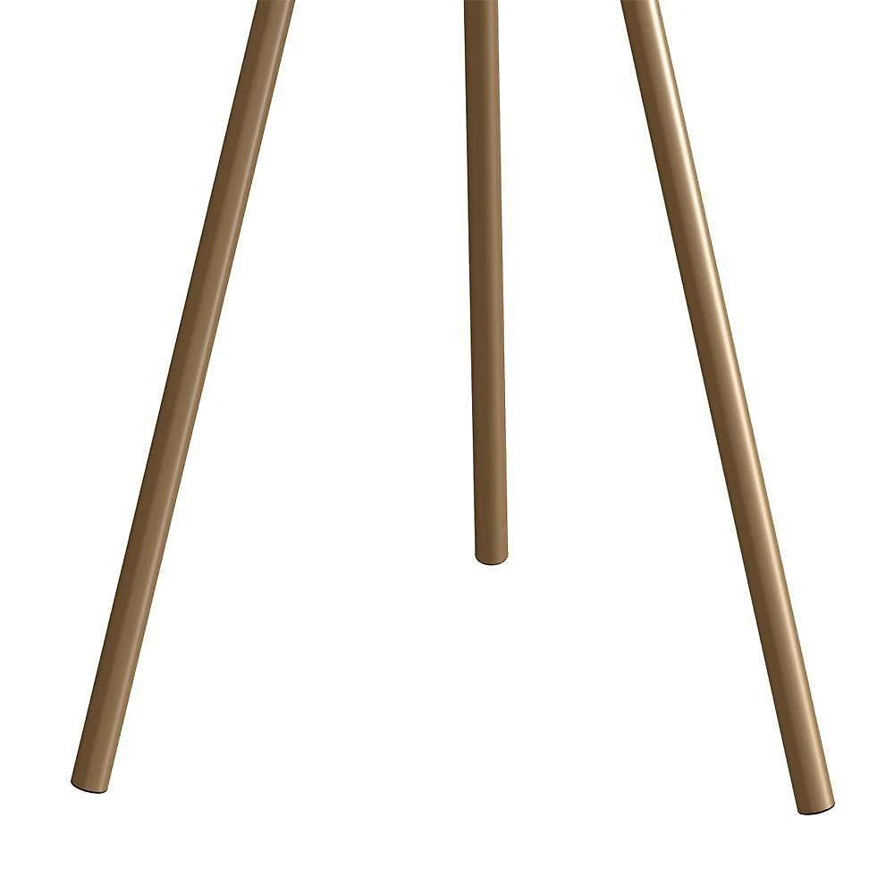 Mesa Lateral Para Sala De Estar 49x35 Cm 27944 Hanover Dourado Artesano
