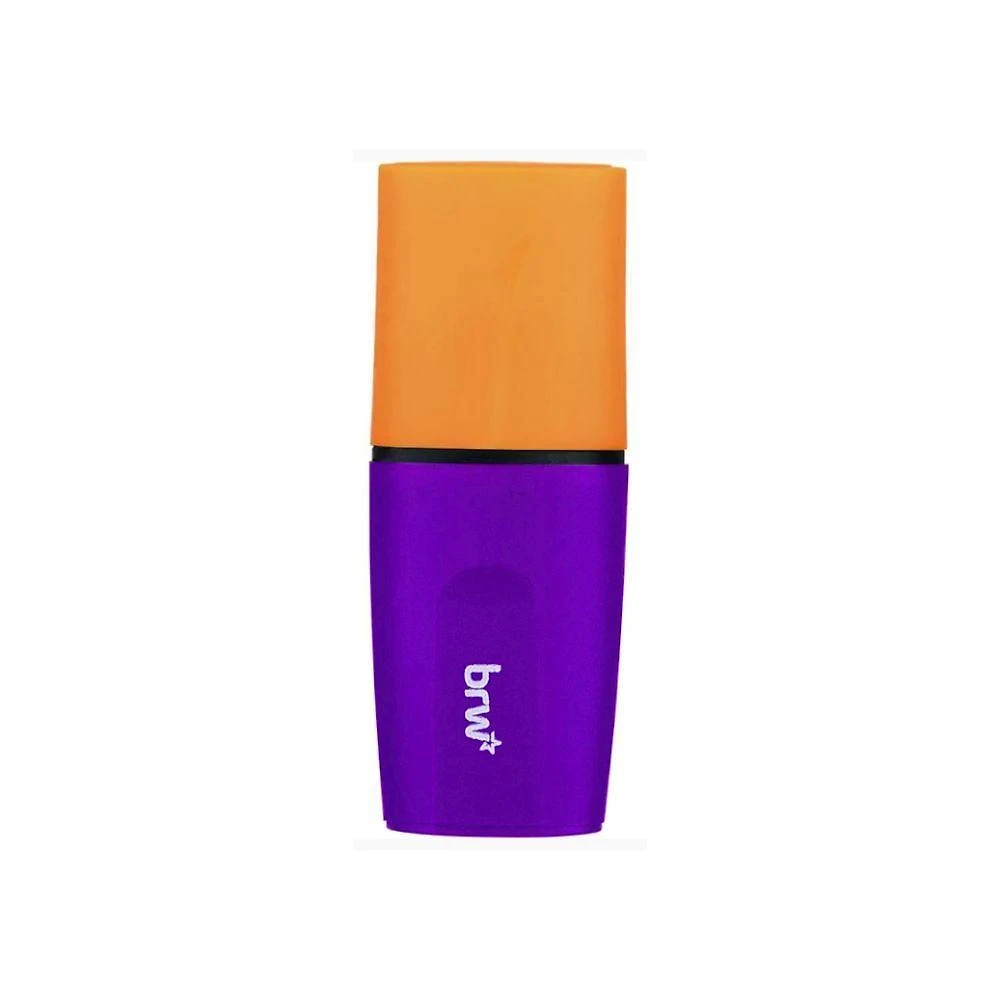 Mini Marca Texto Neon com Cheiro BRW Laranja e Roxo (Laranja) 1