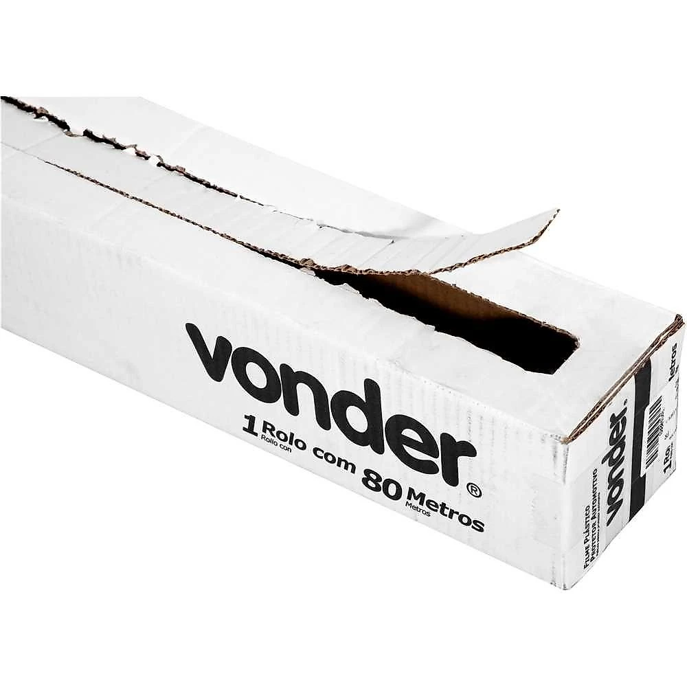 Filme plástico protetor automotivo incolor vonder