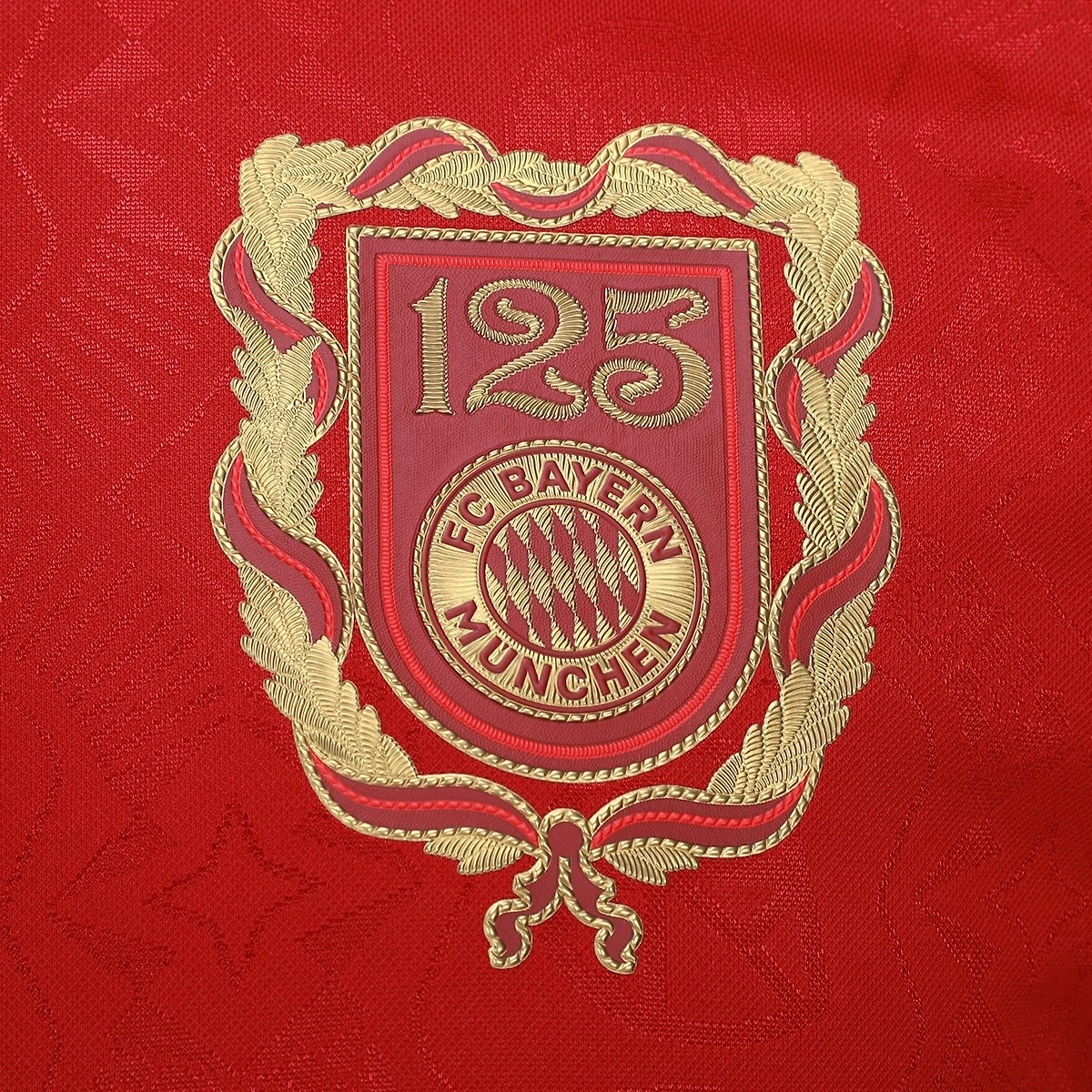 Miniatura Camisa Bayern de Munique 25/26 Comemorativa 125 Anos Adidas Masculina Vermelho - EGG