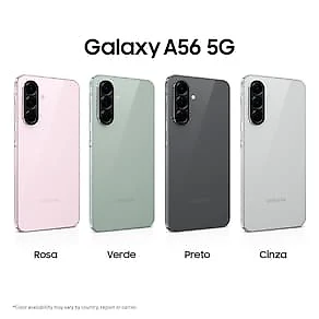 Celular Samsung Galaxy A56 Tela Super AMOLED 6.7" 128GB 5G 50MP Preto