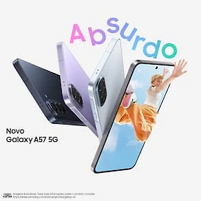 Miniatura Smartphone Samsung Galaxy A57 5G Tela 6.7" 128GB Câmera 50MP Azul