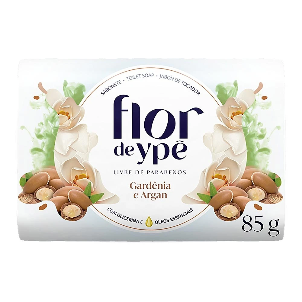 Sabonete Flor de Ypê Gardênia e Argan 85g