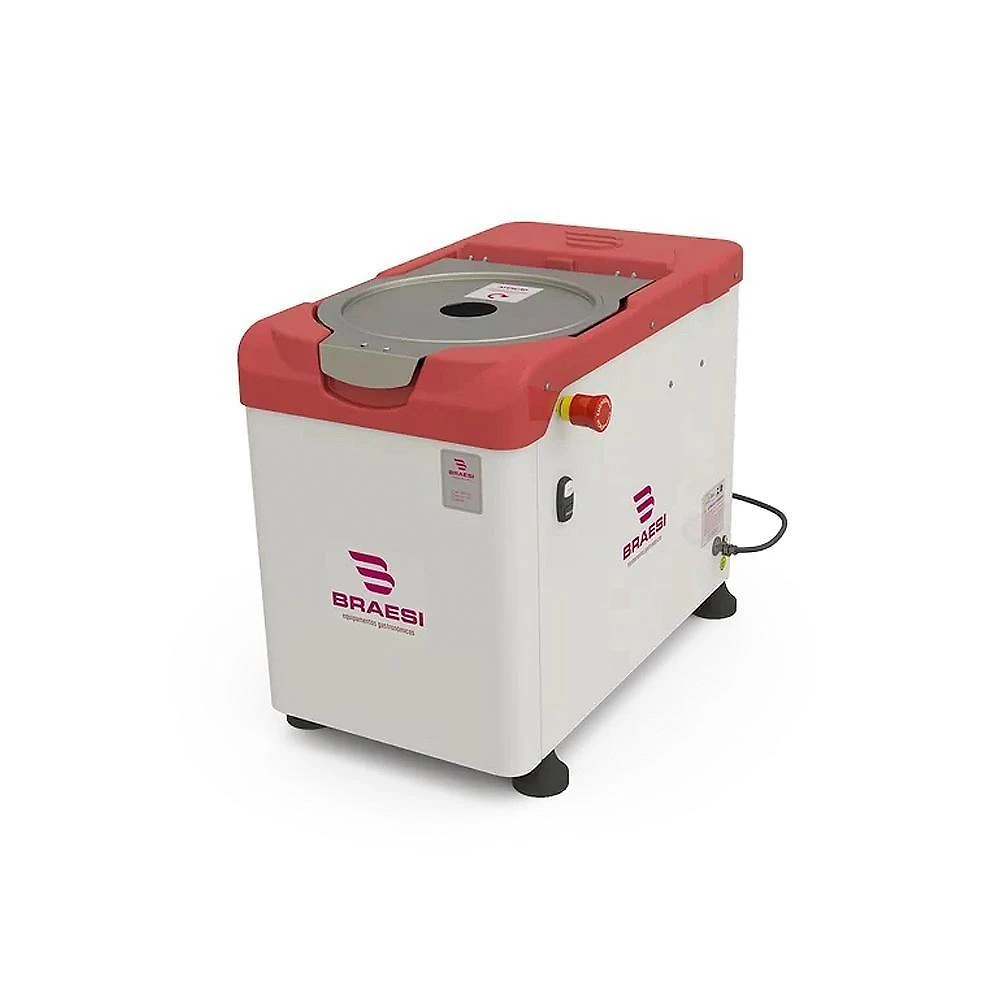 Amassadeira AR-15-1 15KG Cuba em Aço Inox Escovado 110V Vermelho e Branco Braesi