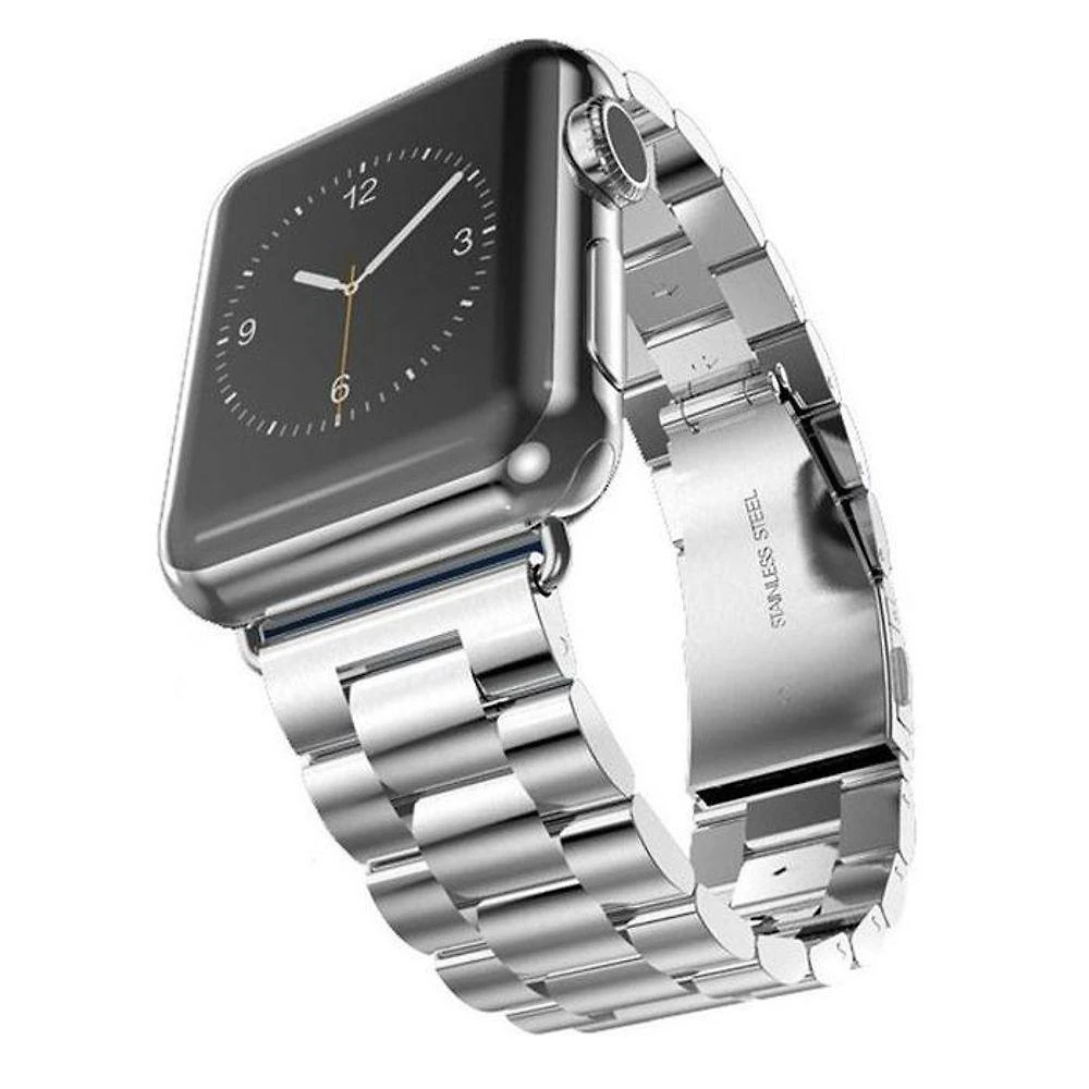 Pulseira Compativel Appele Waatch 42mnm 44mnm Classic Metal Prata