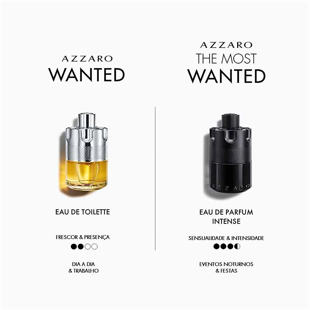 Perfume the most wanted azzaro masculino eau de parfum intense 100ml