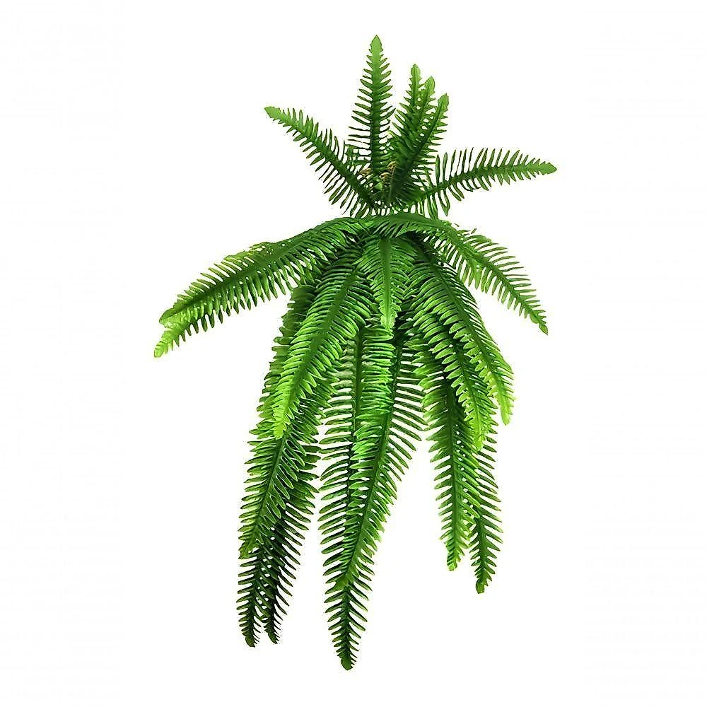 Kit 2 Planta Artificial Samambaia Ornamental Exótica 1,10m