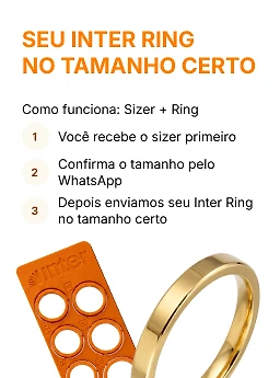Inter Ring Gold + Sizer