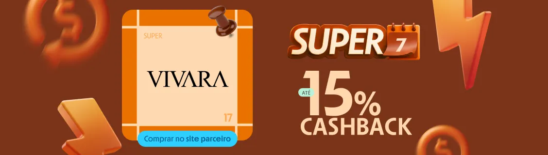 VIVARA COM ATÉ 15% DE CASHBACK