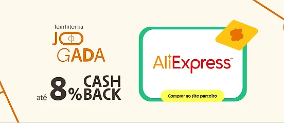 ALIEXPRESS com até 8% de cashback 