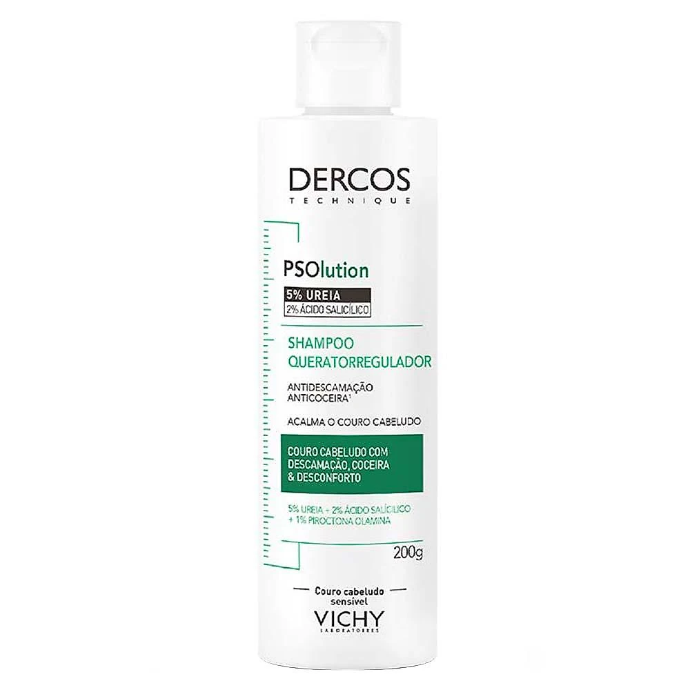 Vichy dercos psolution shampoo queratorregulador 200g