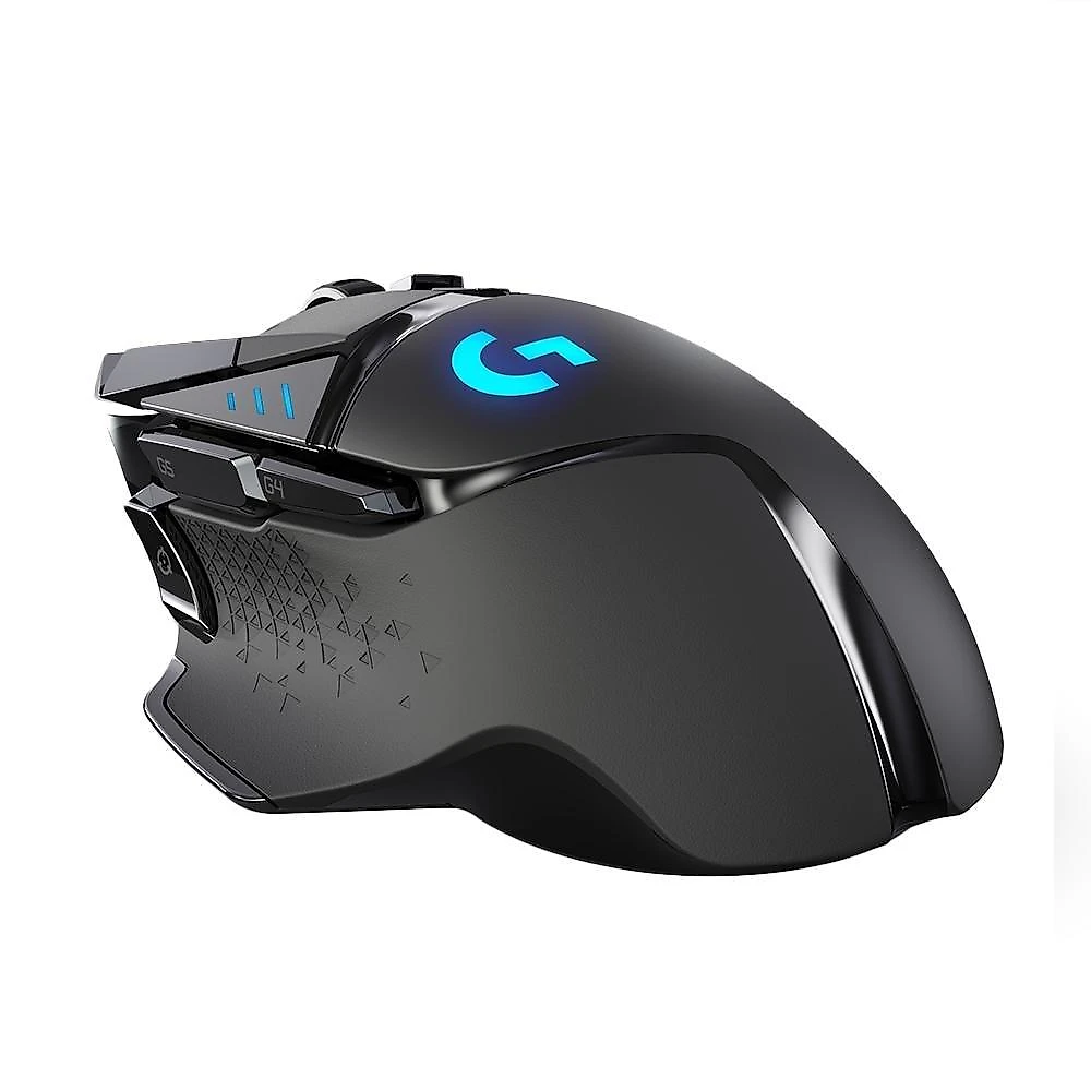 Mouse Gamer Sem Fio Logitech G502 LIGHTSPEED RGB LIGHTSYNC, Ajuste Peso, 11 Botões, Recarregável, Compatível POWERPLAY - 910-005566
