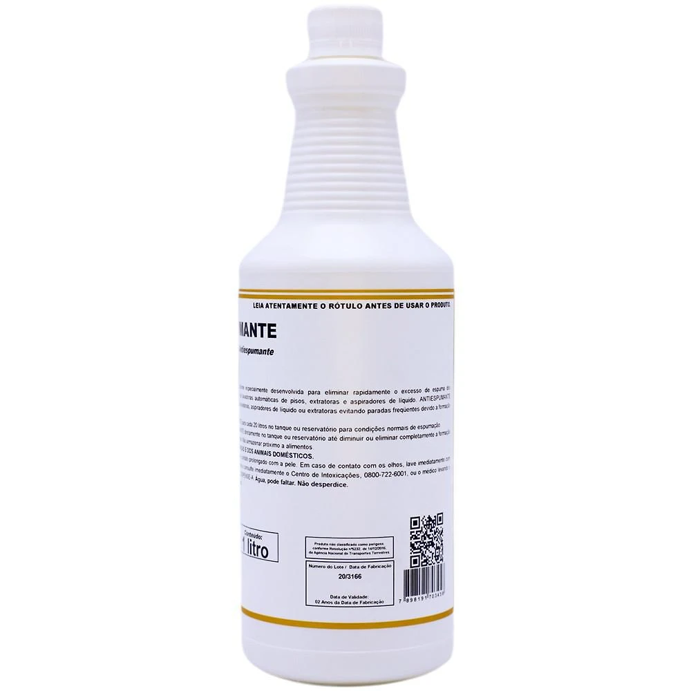 Miniatura Antiespumante Emulsão De Silicone 1 Litro Spartan