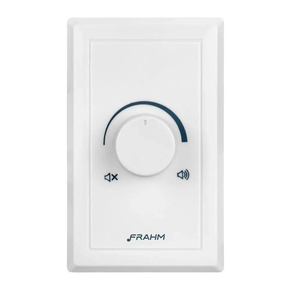 Controlador de Volume Frahm CV-10 10W Mono para Sistema de Som Ambiente Bivolt