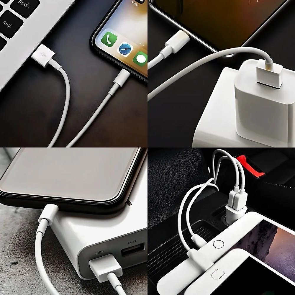 Cabo Lightning Usb Carga Rápida Transmissão de Dados Nylon Trançado Reforçado Utimix