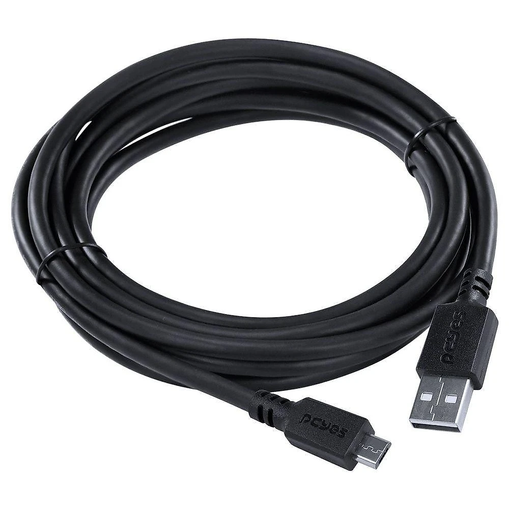 Cabo Para Celular Micro Usb A 2.0 3m Preto Pmuap-3
