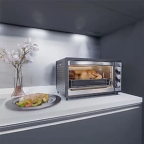 Forno Elétrico Philco PFE52P 50L Timer de 60 minutos Dupla Resistência Preto 110V