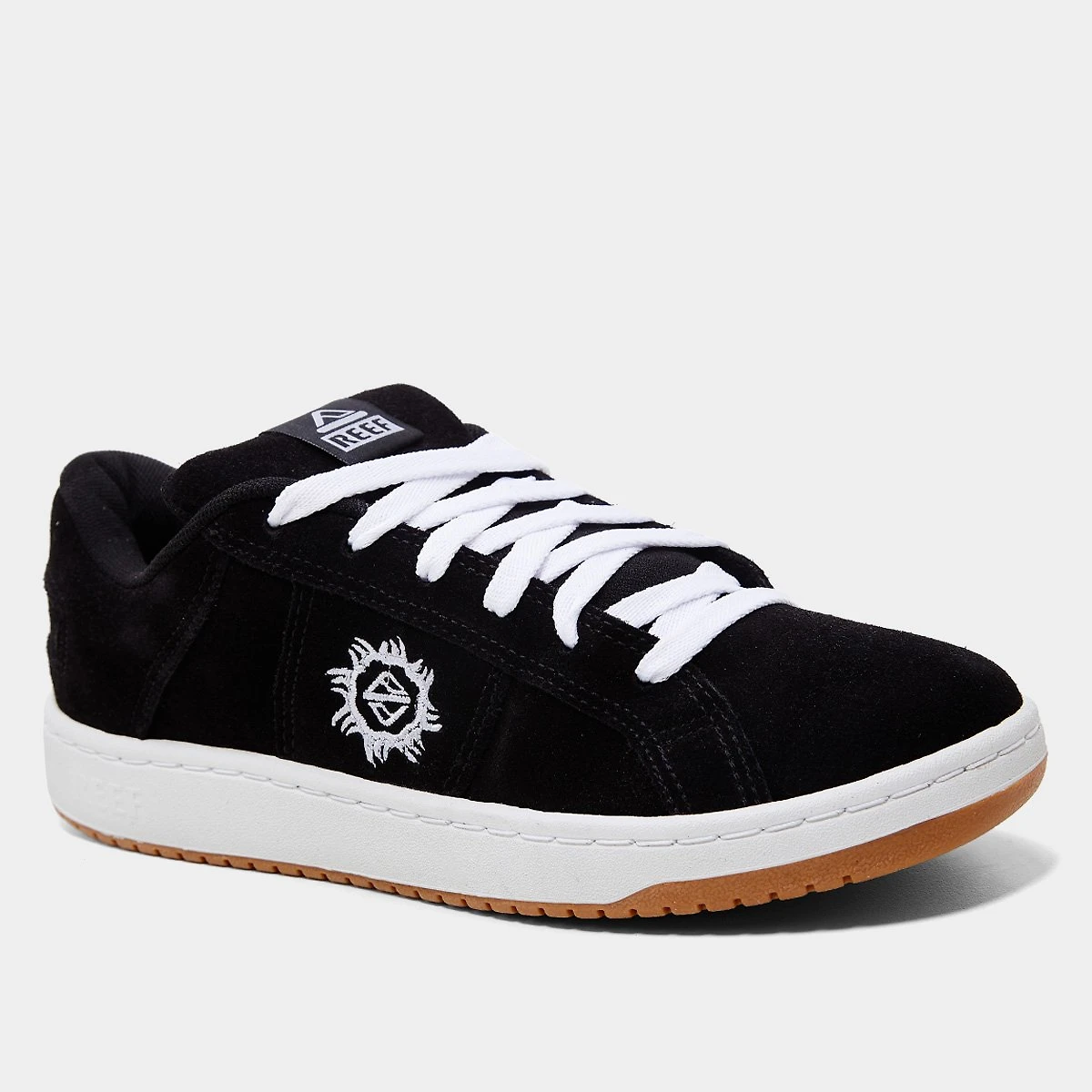 Miniatura Tênis Reef Gripper Casual Preto+Branco - 38