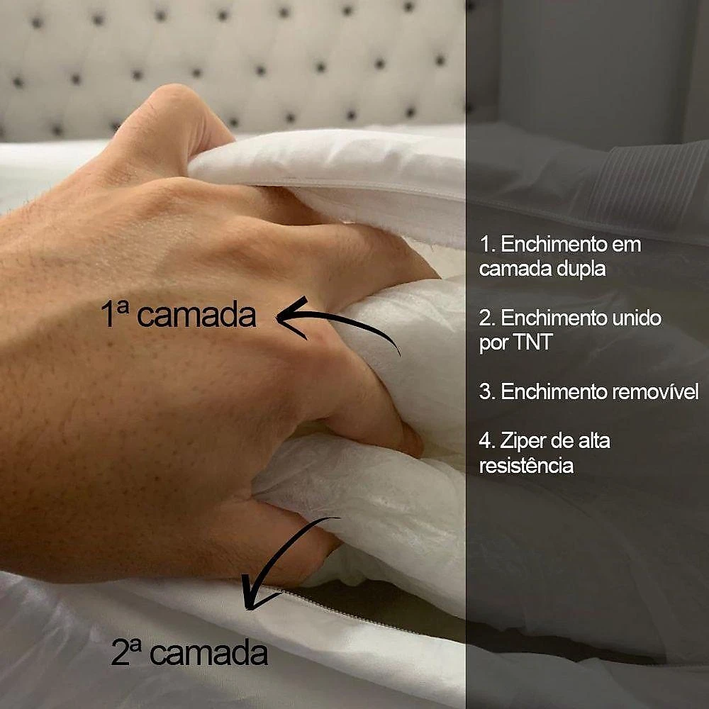Pillow Top Comfort Plus 1200 G-m² Alabama Queen