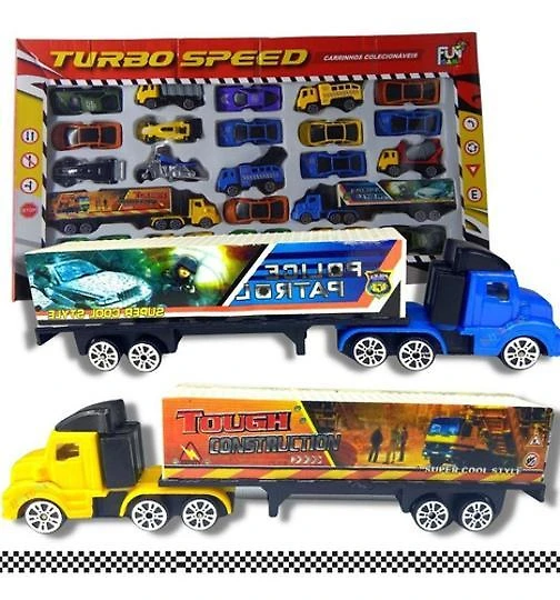 Kit 25 Carrinhos De Metal Carro De Brinquedo Miniaturas